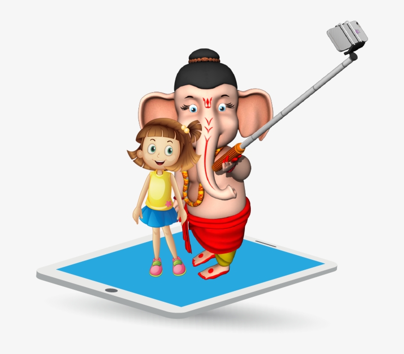 Ganesh Ji Cartton Png, transparent png #333326