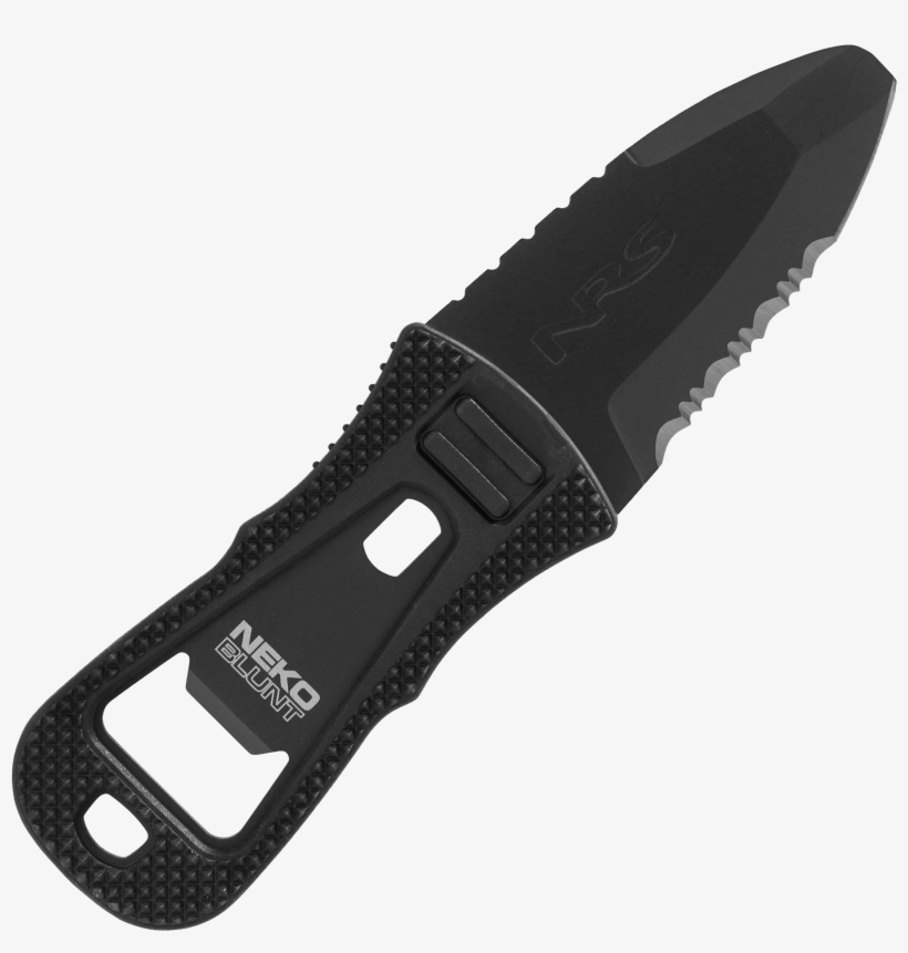 Nrs Neko Knife In Green / Black - Size: Blunt Tip, transparent png #333923