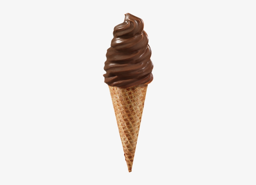 Brown Bonnet Ice Cream Cone - Ice Cream Cone, transparent png #334296