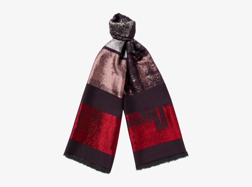 Rosario Landscape Jacquard Scarf - Scarf, transparent png #334442