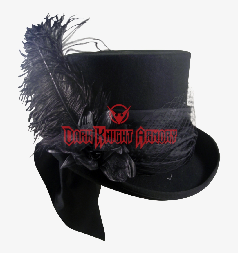 Picture Free Stock Mad Hatter Black Felt Top Hat Mci - Hat, transparent png #334594