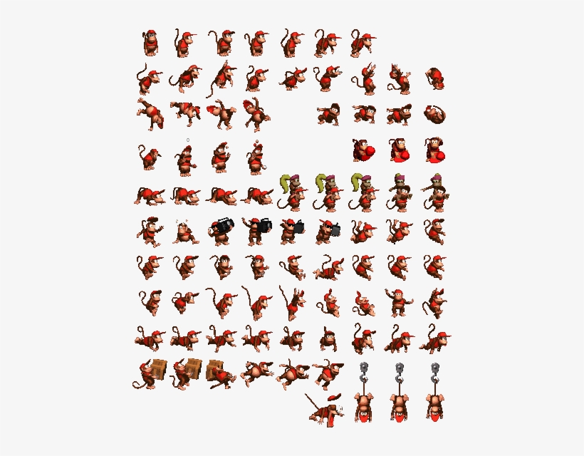 Diddy Kong - Art, transparent png #334657