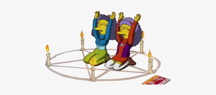 Hell Halloween The Simpsons Simpsons Satanism Transparent - Simpsons Treehouse Of Horror Png, transparent png #334944