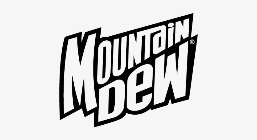 Report - Mountain Dew Black And White, transparent png #334967