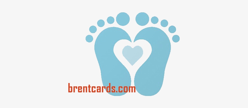 Clip Art Freeuse Girl Invitations Border - Baby Feet With Heart Clip Art, transparent png #335336