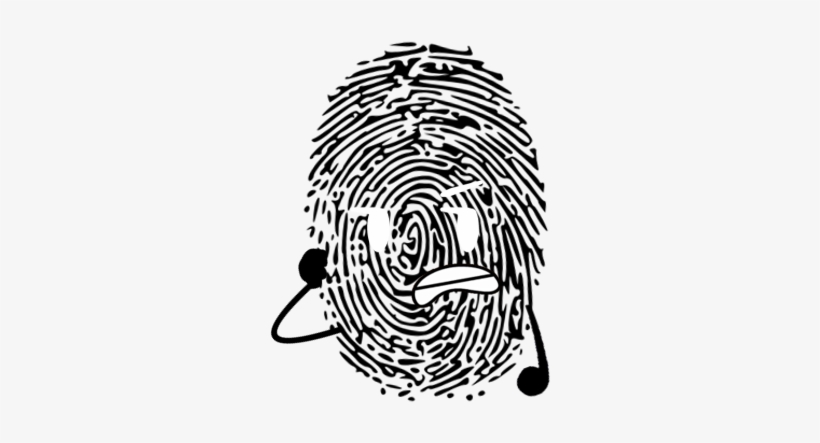 Fingerprint 5 - Fingerprint On The Wall, transparent png #335420