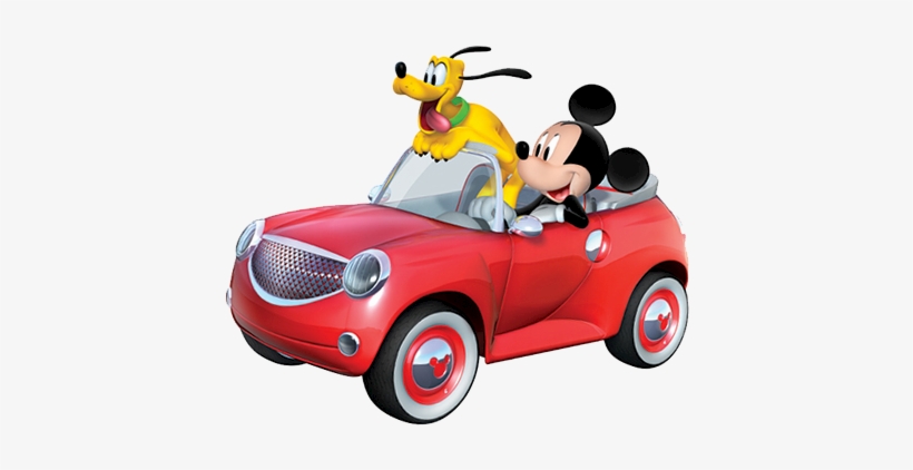 Mickey & Pluto Car - Mickey Car, transparent png #335546
