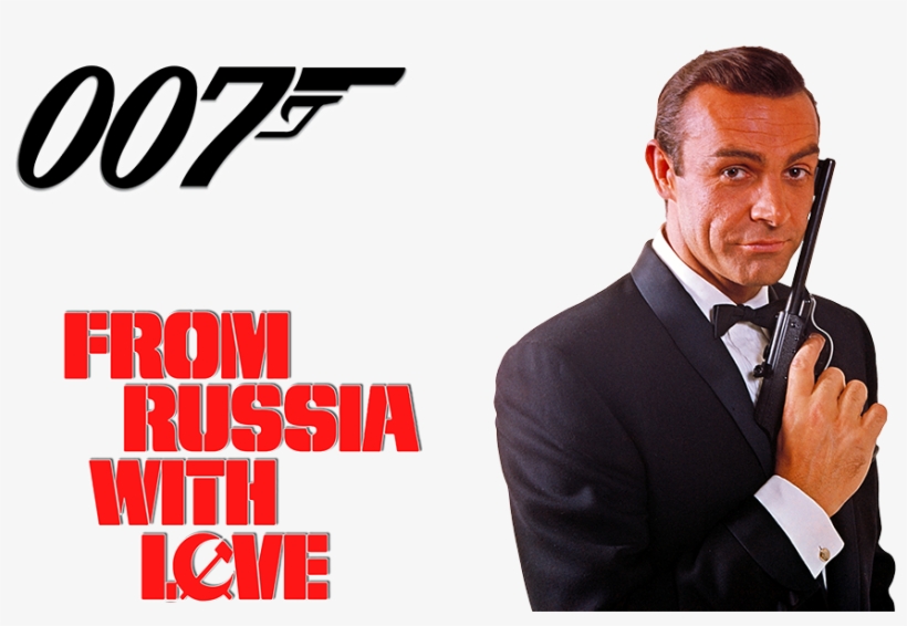 From Russia With Love Let The Cyberwar Begins - Sean Connery James Bond, transparent png #335862