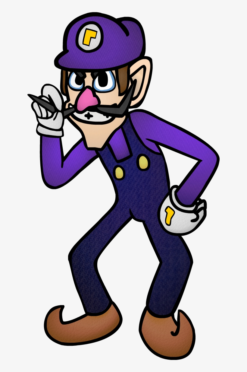 Waluigi, The First New Character Revealed For Brawl - Waluigi, transparent png #336168