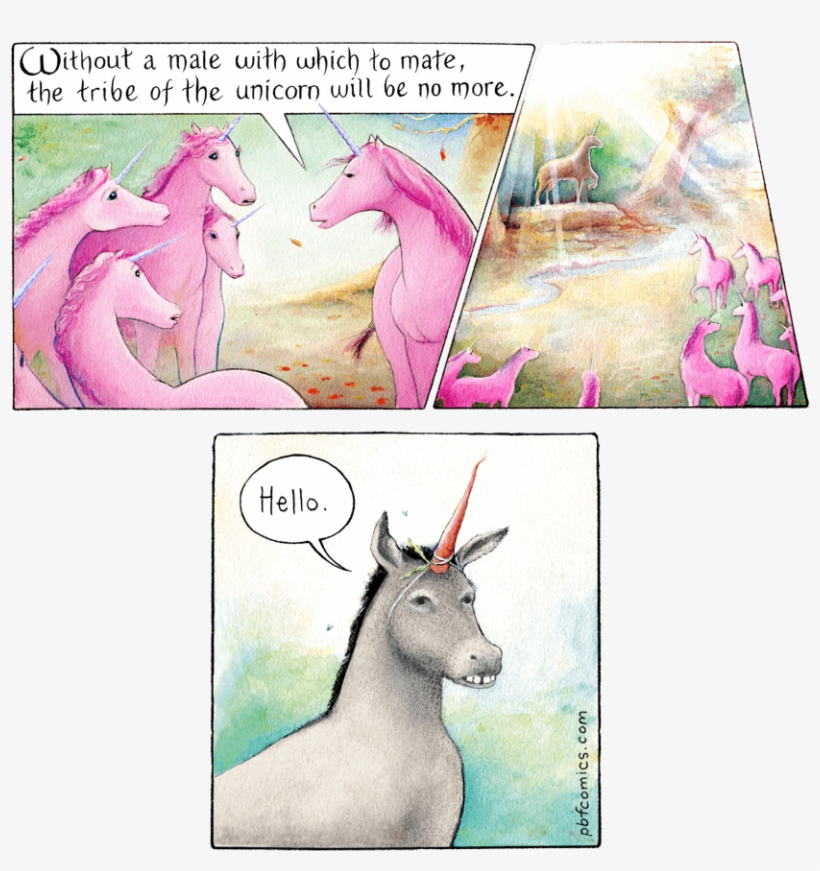 Pbf253-the Last Unicorns - Tribe Of Unicorn Meme, transparent png #336345