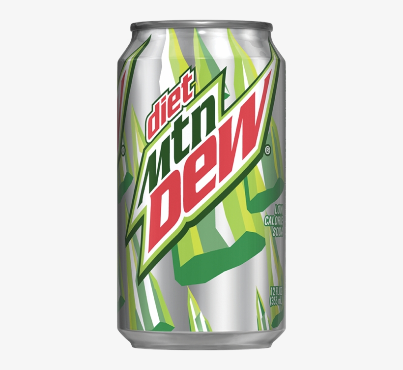 Diet Mountain Dew - Diet Mountain Dew Can Png, transparent png #336369