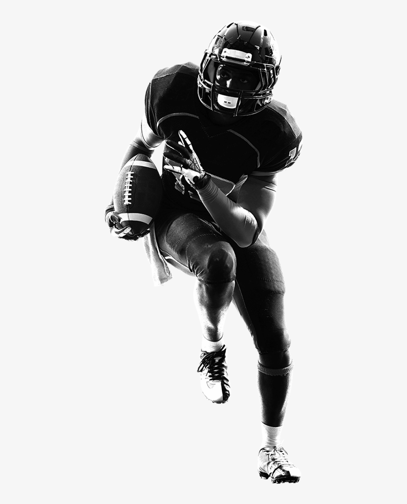 Teenage Boy Playing Football - American Football Player Png, transparent png #336831
