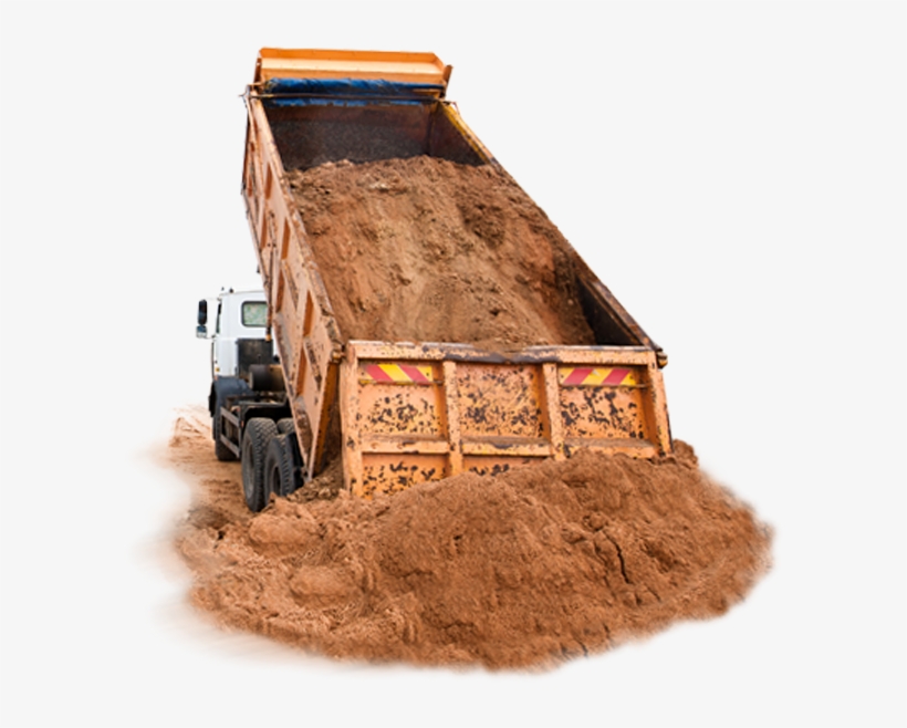 Landscape-material - Truck With Sand Png, transparent png #337238