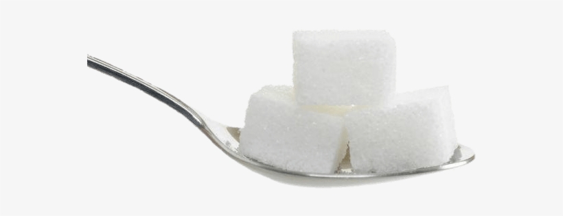 Three Sugar Cubes On A Spoon Png - Sugar, transparent png #337305