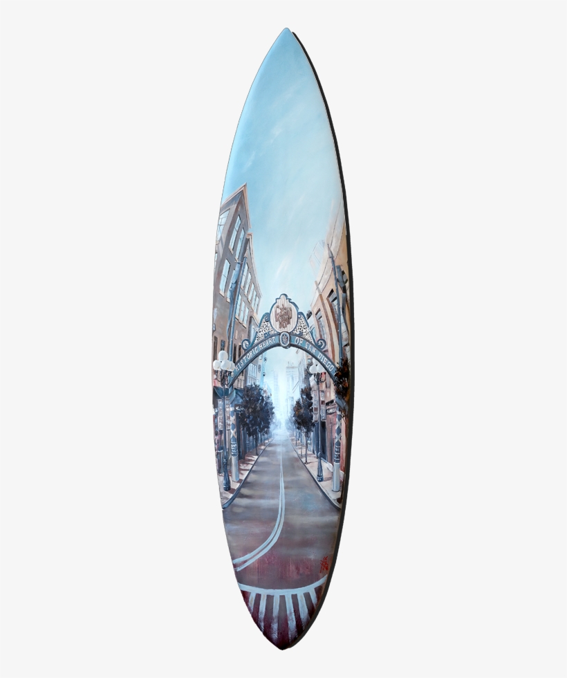 Original Oil On Surfboard - Visual Arts, transparent png #338099
