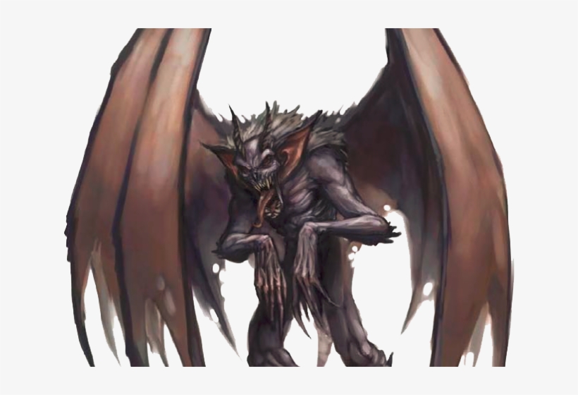 Demon Png Transparent Images - Flying Demon D&d, transparent png #338387