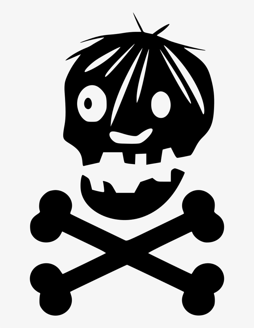 Crossbones Skull Spooky - Dead Group Icon, transparent png #338405