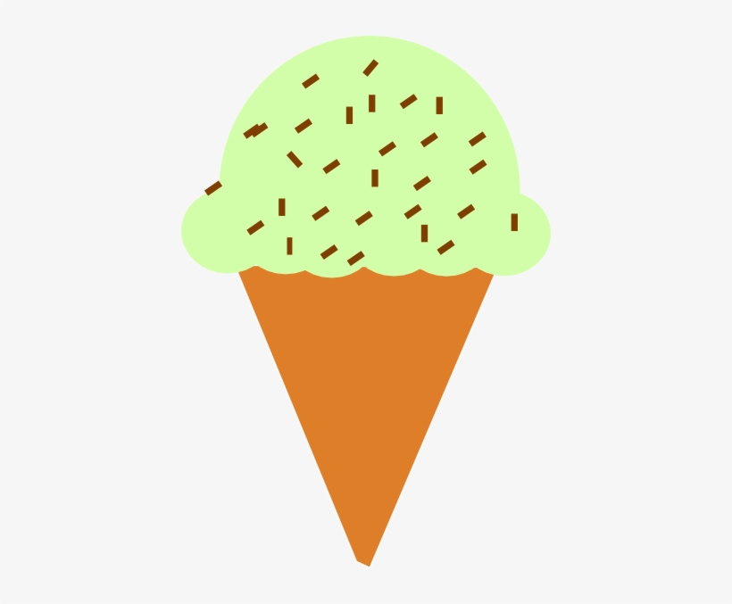 Ice Cream Cone Clipart - Ice Cream Cone With Sprinkles Clipart, transparent png #338503
