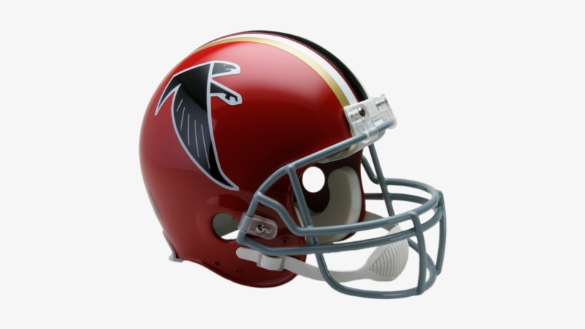 Atlanta Falcons Vsr4 Authentic Throwback Helmet - Atlanta Falcons Football Helmet, transparent png #338570