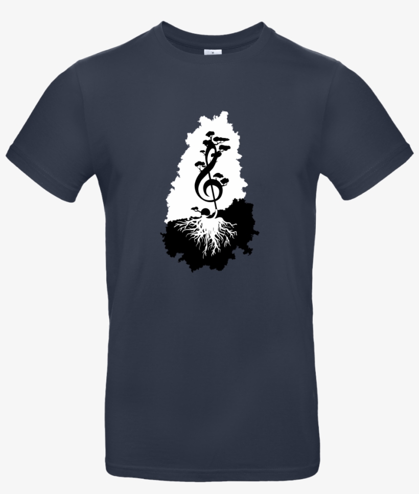 Lone Lobo Treble Clef T-shirt B&c Exact - Risk Is Our Business Shirt, transparent png #338651