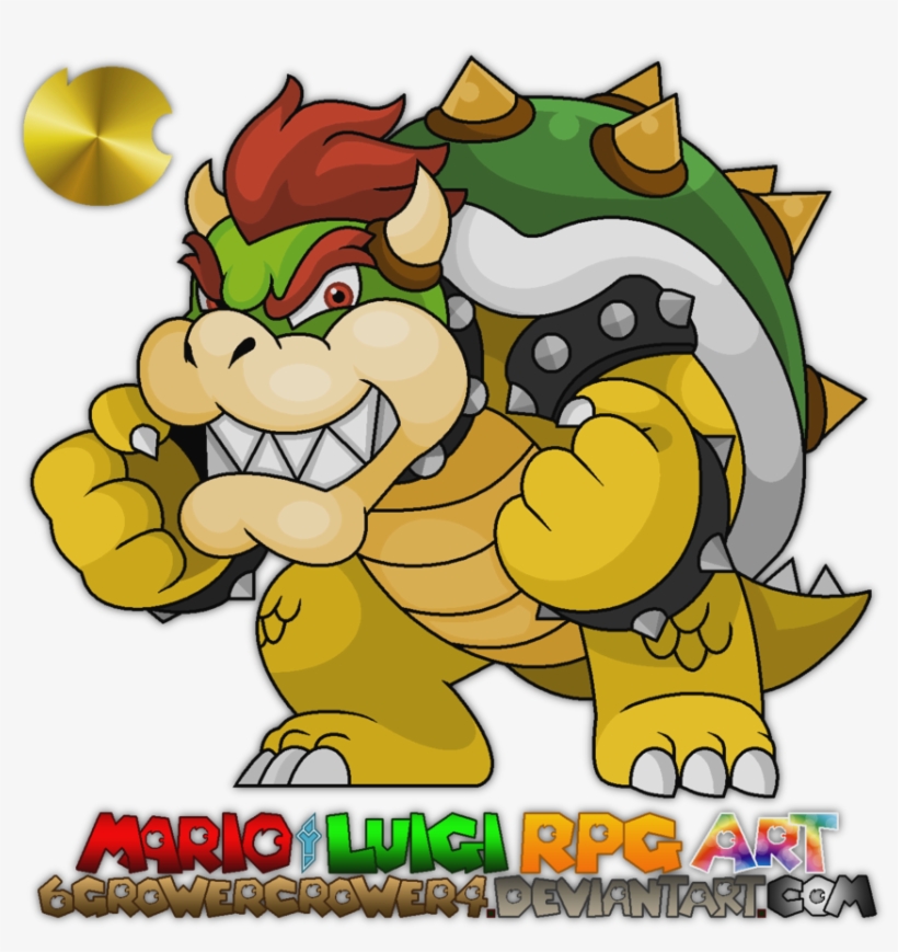 #bowser By 6growercrower4 On #deviantart - Rey Koopa Mario Bros, transparent png #338652