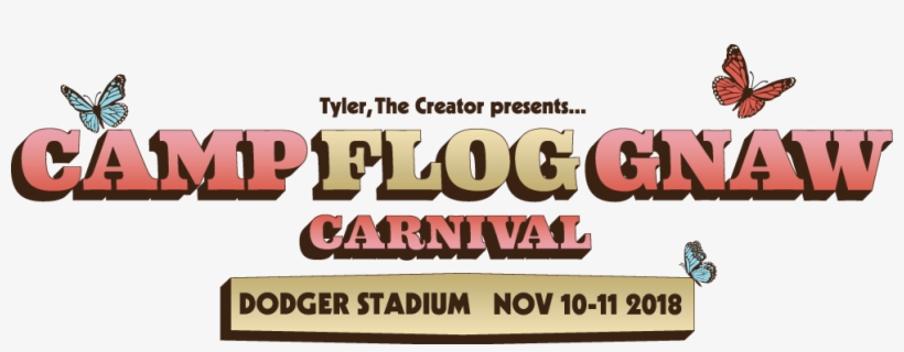 Camp Flog Gnaw Carnival Lineup Announced, Kanye West - Camp Flog Gnaw 2018 Logo, transparent png #338714