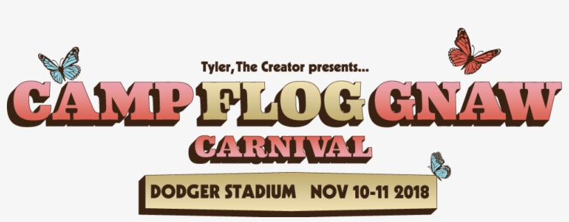 Camp Flog Gnaw Carnival Lineup Announced, Kanye West - Camp Flog Gnaw 2018 Logo, transparent png #338714