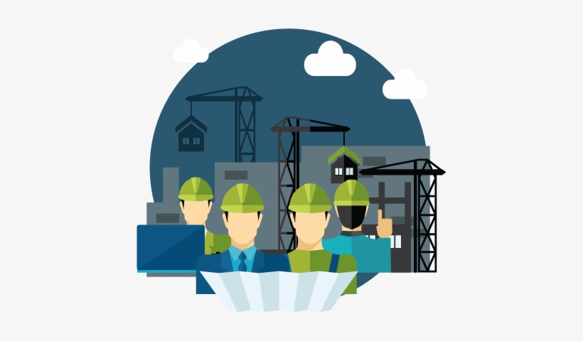 National Construction - Construction Company Cartoon - Free Transparent