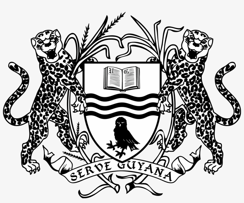 University Of Guyana Black And White - Ministry Of Education Guyana Logo, transparent png #338888