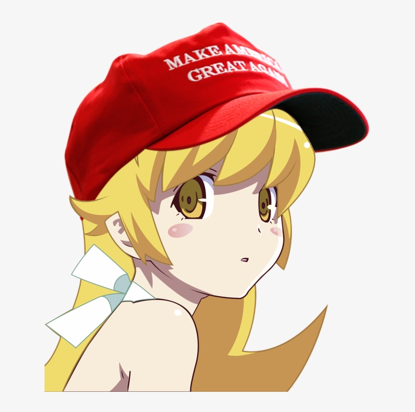 Load 17 More Imagesgrid View - Anime Girl In Trump Hat, transparent png #338932