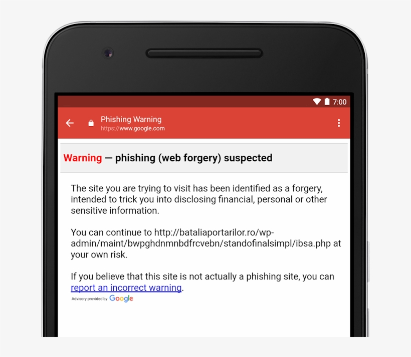 Gmailandroidsaferlinks - Gmail Anti Phishing, transparent png #339012