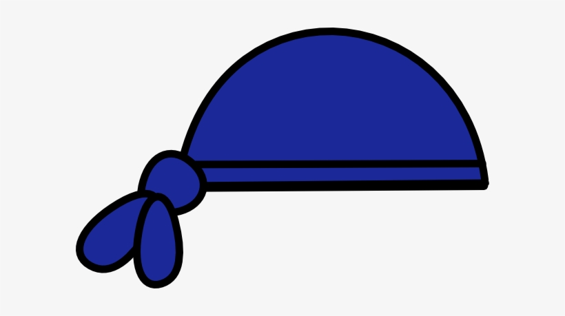 How To Set Use Blue Bandana Svg Vector, transparent png #339043