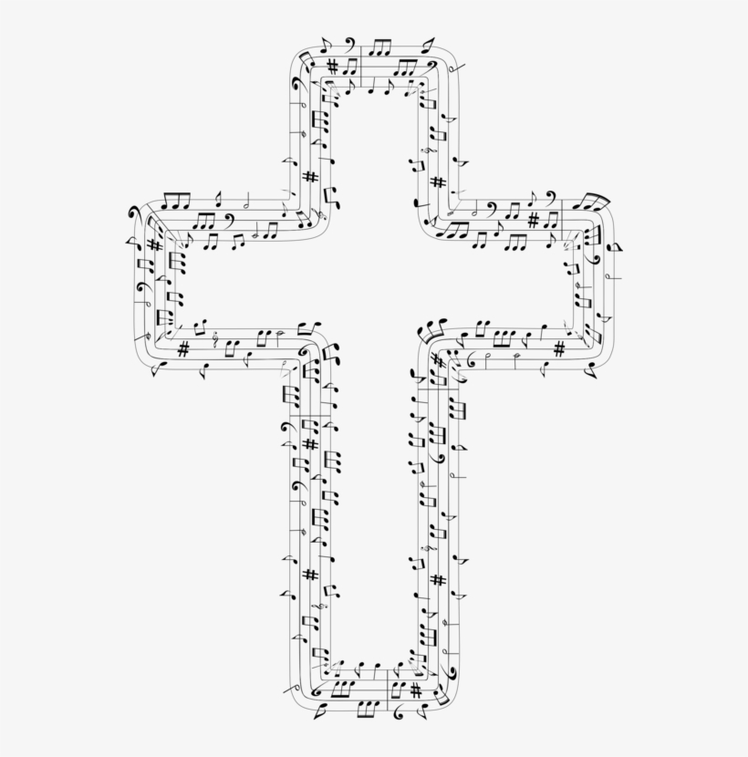 Line Art Abstract Art Christian Church Neck - Music, transparent png #339187