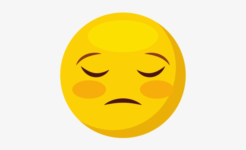 Sad Face Emoticon - Glad Smiley Uden Baggrund, transparent png #339498