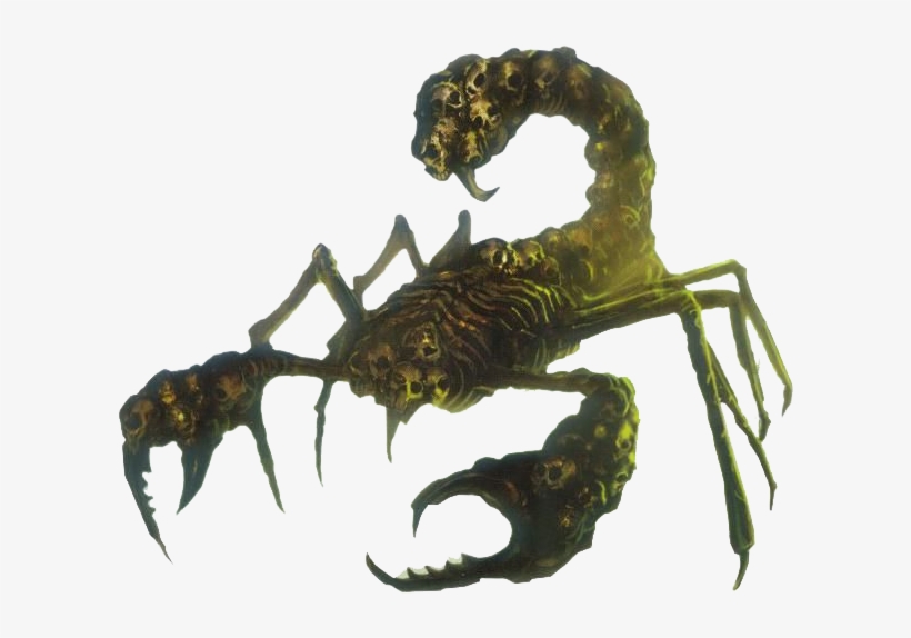 Companion As Core Grabs For The Scorpion - Pathfinder Skull Ripper, transparent png #339500