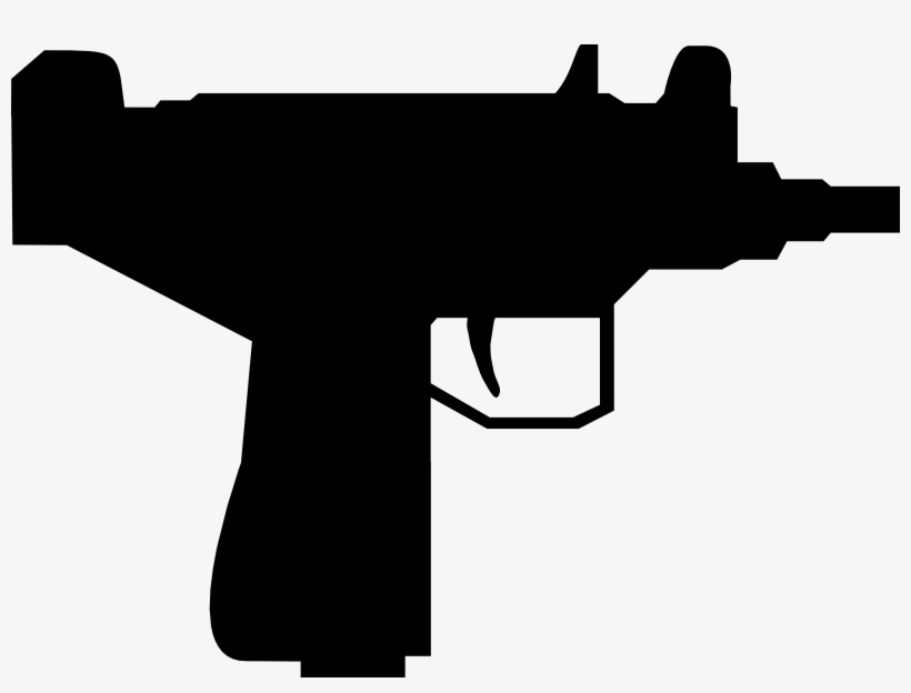 Ak47 Free Vector - Gun Silhouette, transparent png #339502