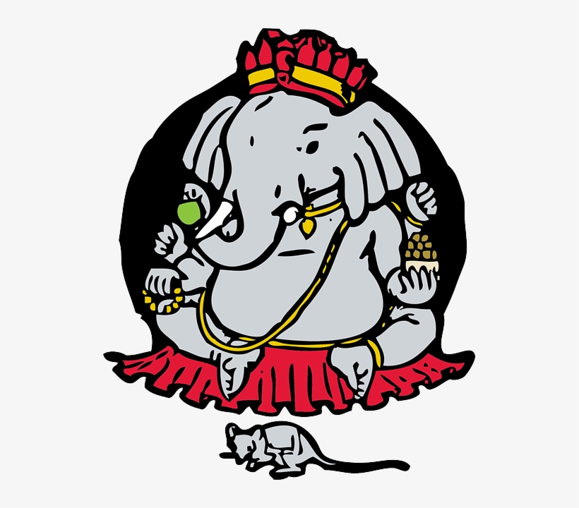 Indian Elephant Clipart Free - Ganesh Chaturthi 2018 Images Hd, transparent png #339586