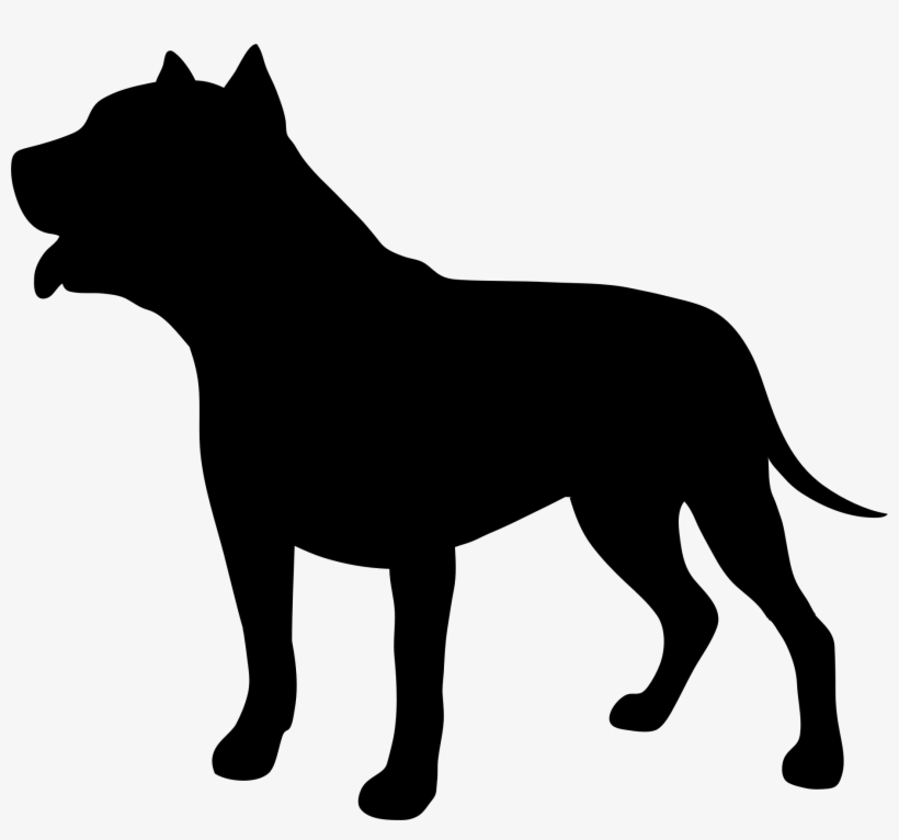 Clipart - Staffordshire Bull Terrier Tattoo, transparent png #339685