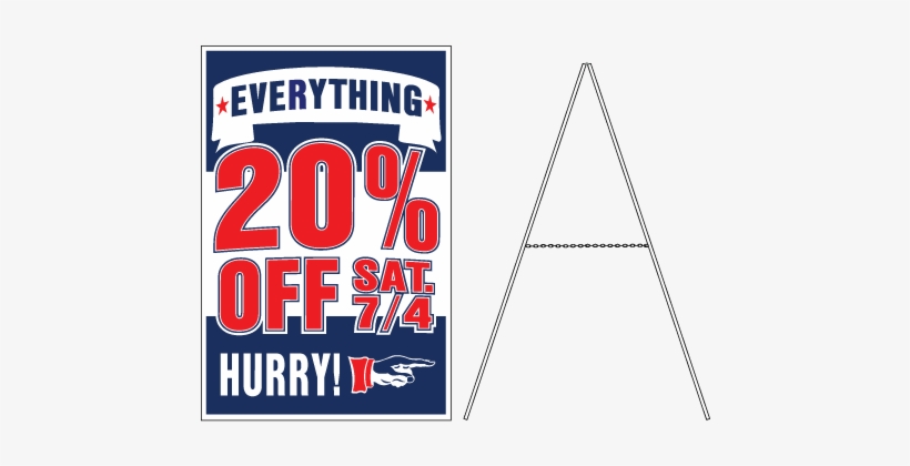 Wooden A-frame Sign - A-frame, transparent png #339686