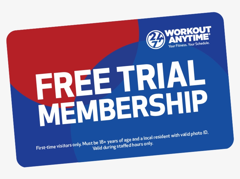 Workout Anytime Free Trial Membership - Gym 1 Week Trial, transparent png #3300235
