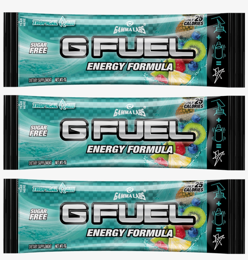 Tropical Rain 3 Pack - Gamma Labs G Fuel Energy Formula 40 Servings, transparent png #3301921
