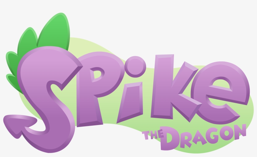 Ragon Spike Rarity Pink Text Green Purple Violet Font - Spike The Dragon Logo, transparent png #3301974