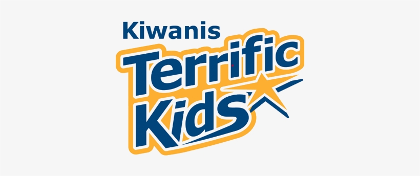 Kiwanis Terrific Kids Logo With Just Text In Blue And - Terrific Kids, transparent png #3302384