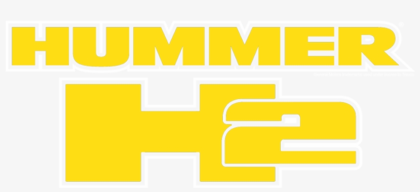 Hummer H2 Block Logo Men's Premium Slim Fit T-shirt - Hummer H2, transparent png #3302479