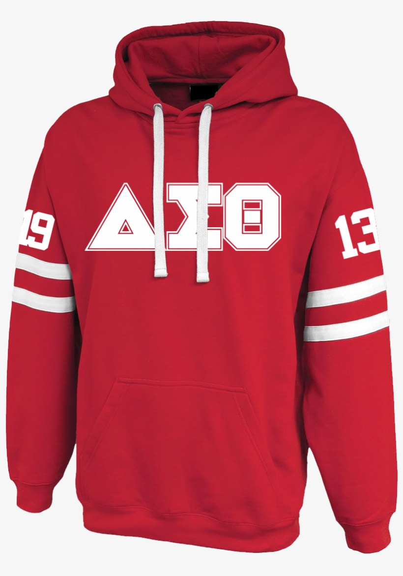 Delta Sigma Theta Twin-streak Hoodie - Delta Sigma Theta Sweatshirt, transparent png #3302670