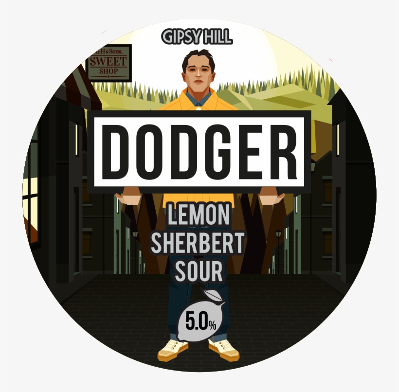 Dodger - Dodger Lemon Sherbert Sour, transparent png #3302790
