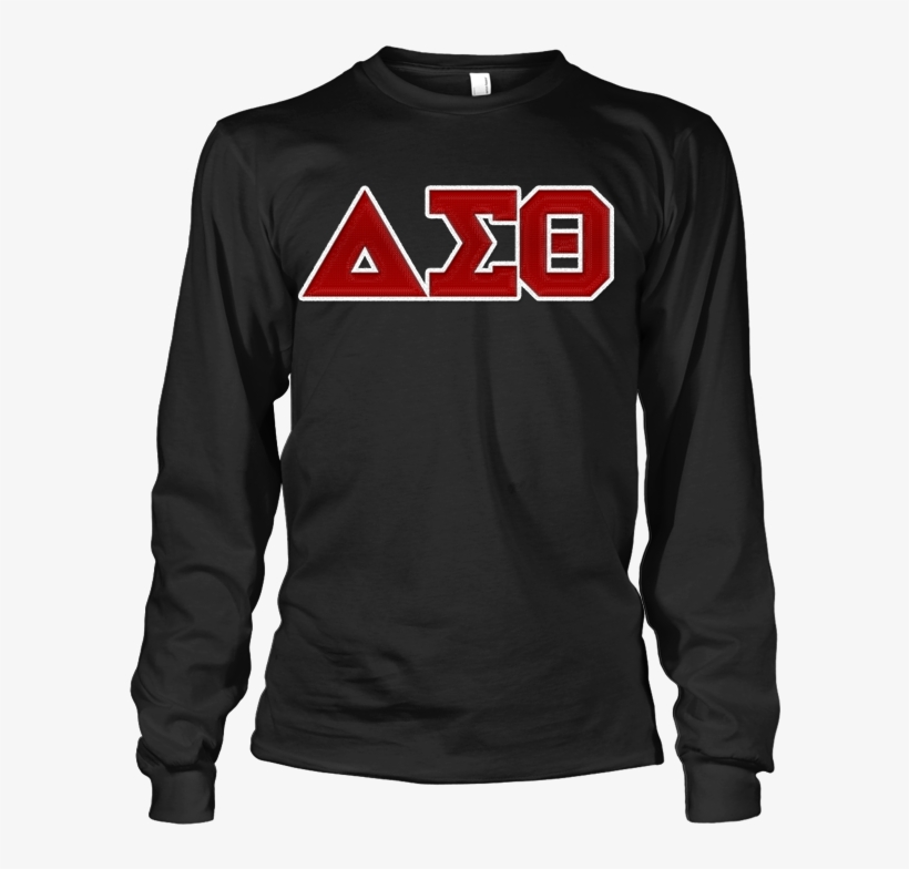 Delta Sigma Theta Greek Letter Long Sleeve - Alpha Kappa Alpha Greek Letter Long Sleeve, transparent png #3302925