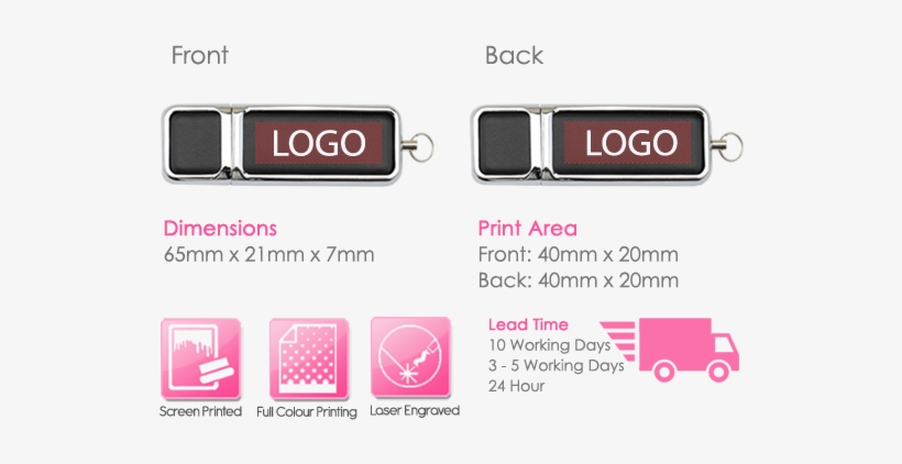 Hermes Usb Stick Print Area - Usb Flash Drive, transparent png #3303508