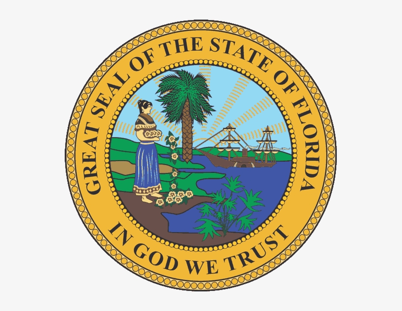 Florida Seal Vector - Florida General Affidavit Form, transparent png #3303577