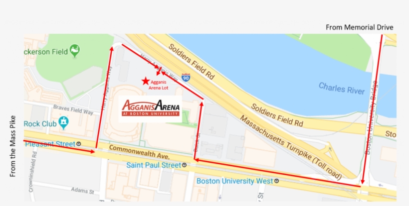 Agganis Arena Lot And Garage Lot A - Agganis Arena, transparent png #3303578